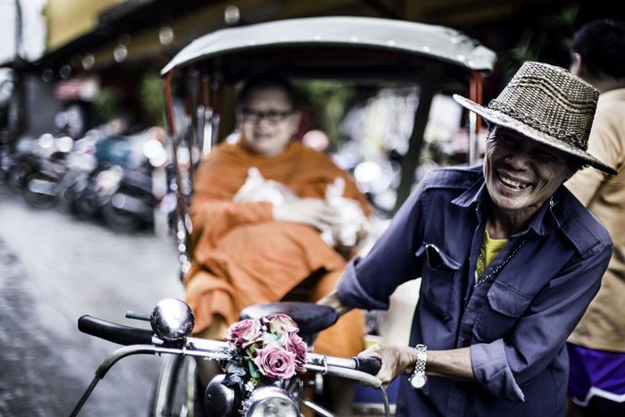Tricycle Taxi during a Chiang Mai Photo Workshop