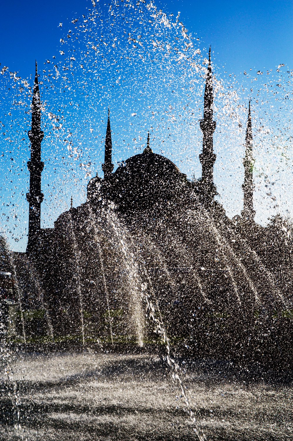 Blue Mosque Fountain Istanbul